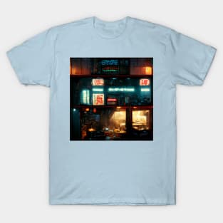 Cooking 2.0 - Cyberpunk Cityscapes T-Shirt